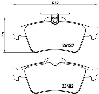 Brembo Remblokset P 59 042