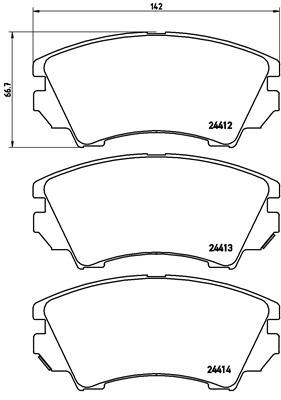 Brembo Remblokset P 59 055