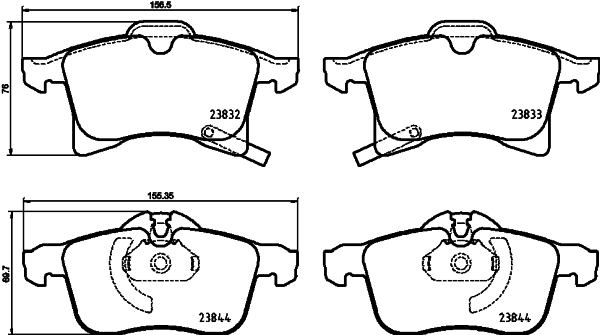 Brembo Remblokset P 59 089