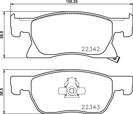 Brembo Remblokset P 59 092