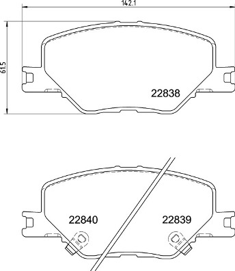 Brembo Remblokset P 59 096