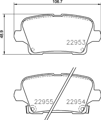 Brembo Remblokset P 59 097