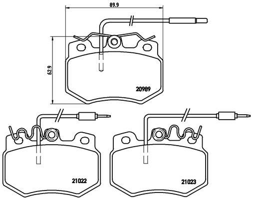 Brembo Remblokset P 61 031