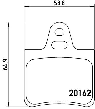 Brembo Remblokset P 61 037