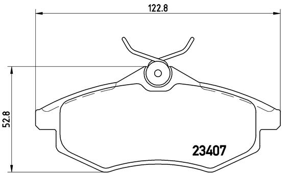 Brembo Remblokset P 61 074