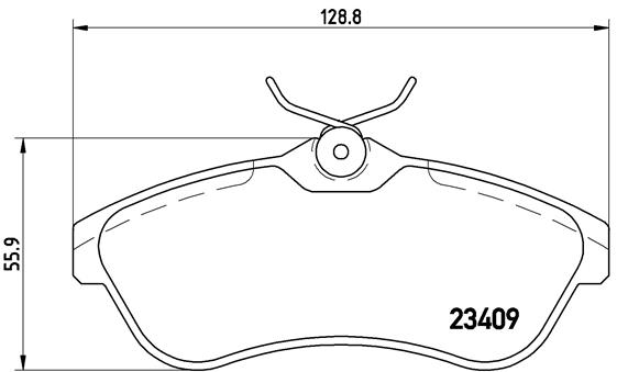 Brembo Remblokset P 61 075