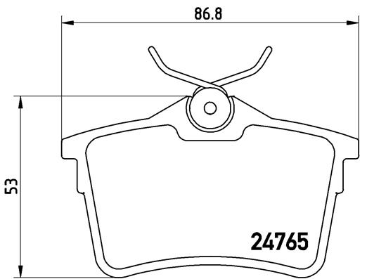 Brembo Remblokset P 61 084