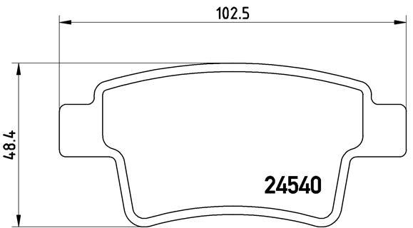 Remblokset Brembo P 61 085