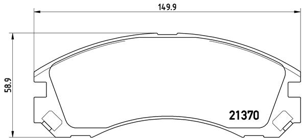 Brembo Remblokset P 61 089