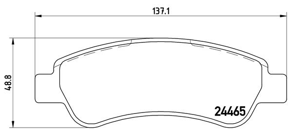 Brembo Remblokset P 61 091