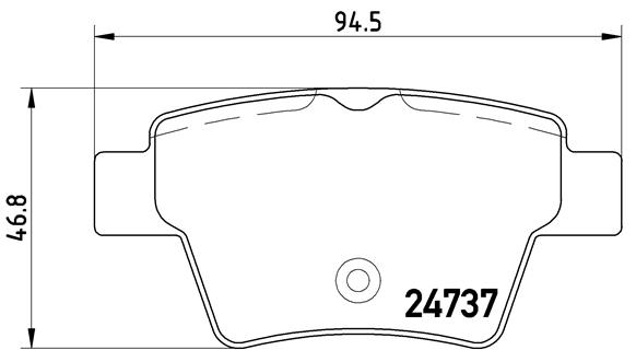 Brembo Remblokset P 61 100