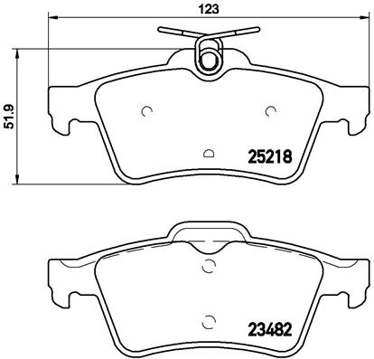 Brembo Remblokset P 61 110