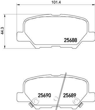 Brembo Remblokset P 61 111