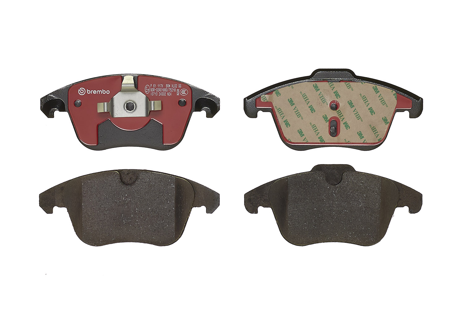 Brembo Remblokset P 61 117X