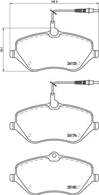 Brembo Remblokset P 61 119