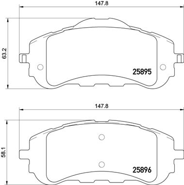 Brembo Remblokset P 61 120X