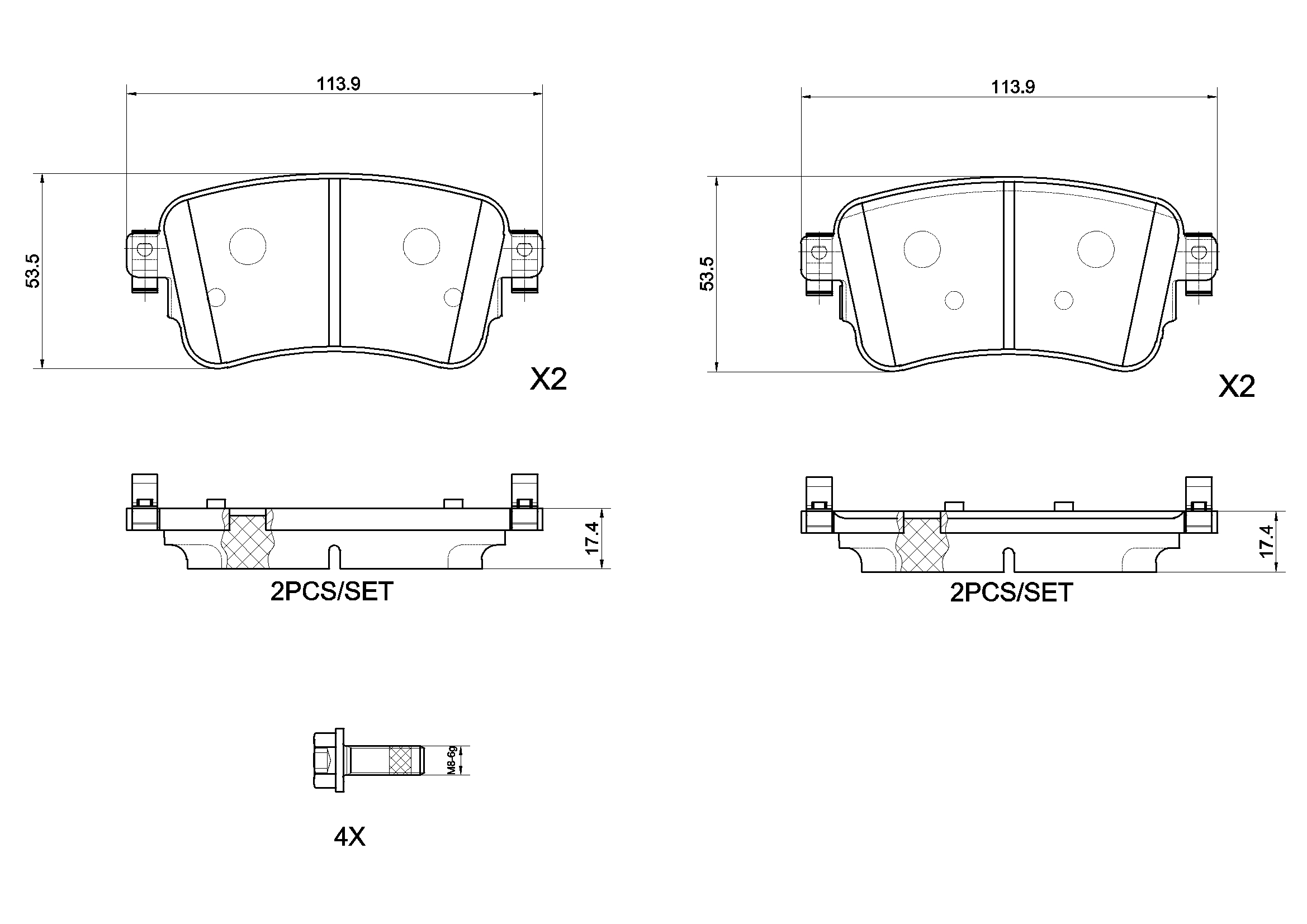 Brembo Remblokset P 61 133G