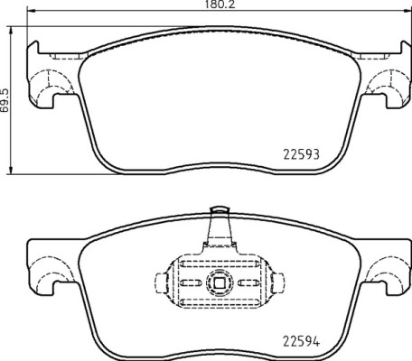 Remblokset Brembo P 61 134