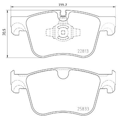 Remblokset Brembo P 61 135X