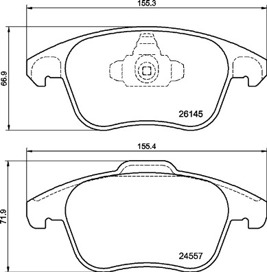 Brembo Remblokset P 61 136