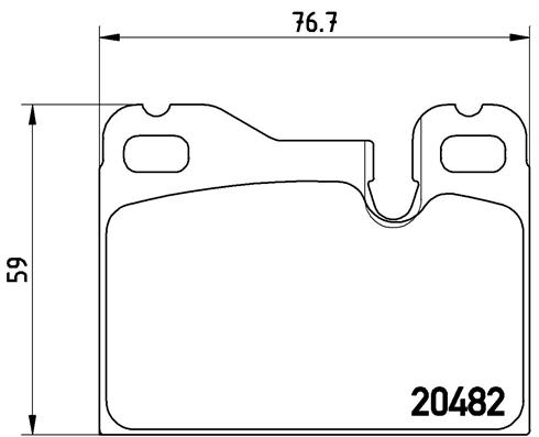 Brembo Remblokset P 65 003