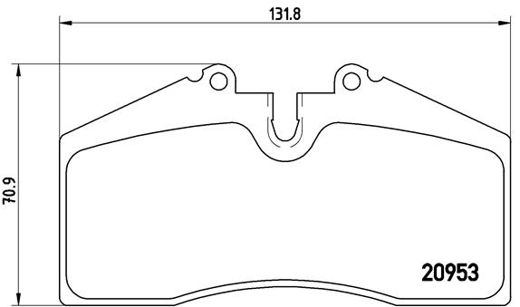 Remblokset Brembo P 65 005