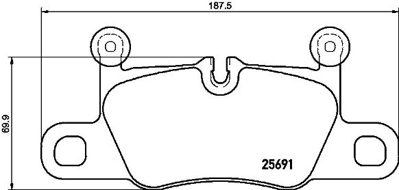 Brembo Remblokset P 65 031