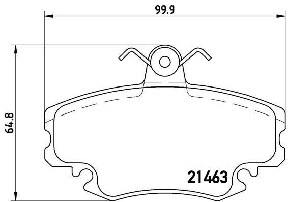 Brembo Remblokset P 68 008