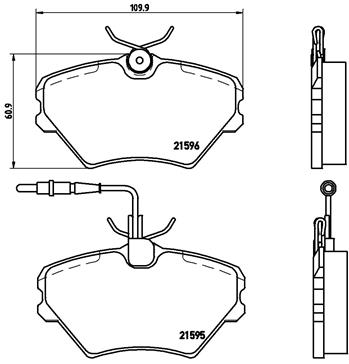 Brembo Remblokset P 68 022