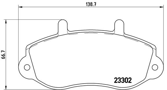 Brembo Remblokset P 68 025