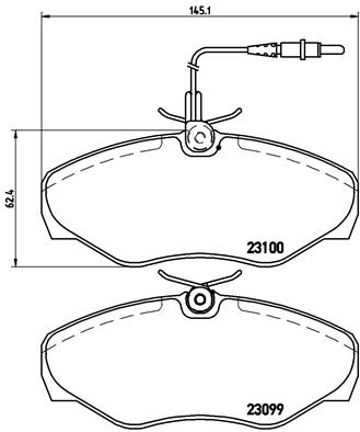 Brembo Remblokset P 68 026