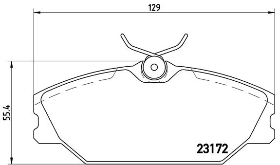 Remblokset Brembo P 68 027