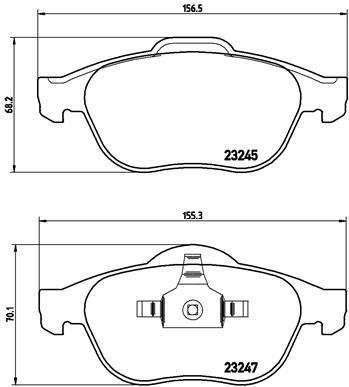 Brembo Remblokset P 68 030