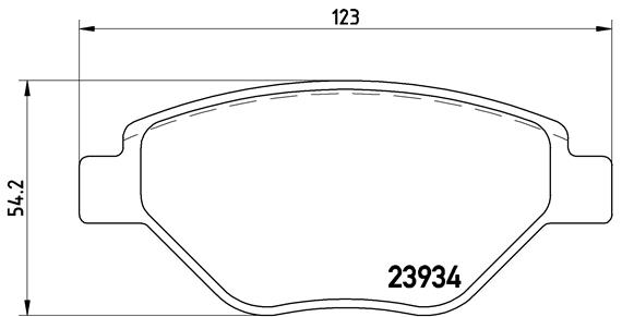 Brembo Remblokset P 68 031