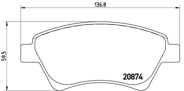 Brembo Remblokset P 68 034