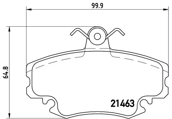 Brembo Remblokset P 68 038