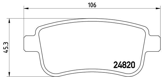 Brembo Remblokset P 68 041