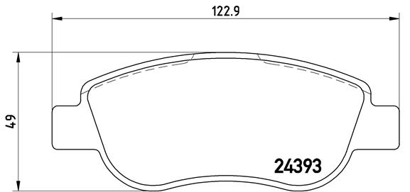 Brembo Remblokset P 68 049