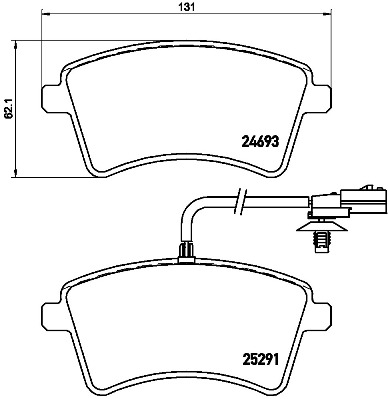 Brembo Remblokset P 68 058