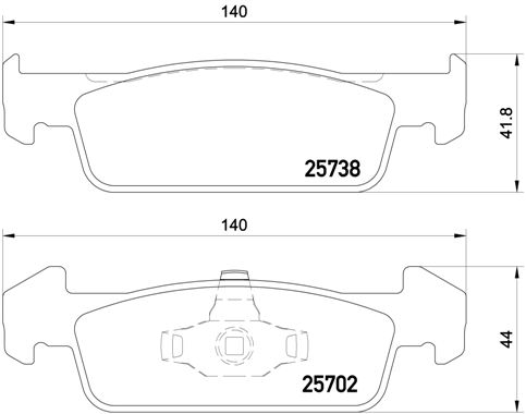 Brembo Remblokset P 68 060