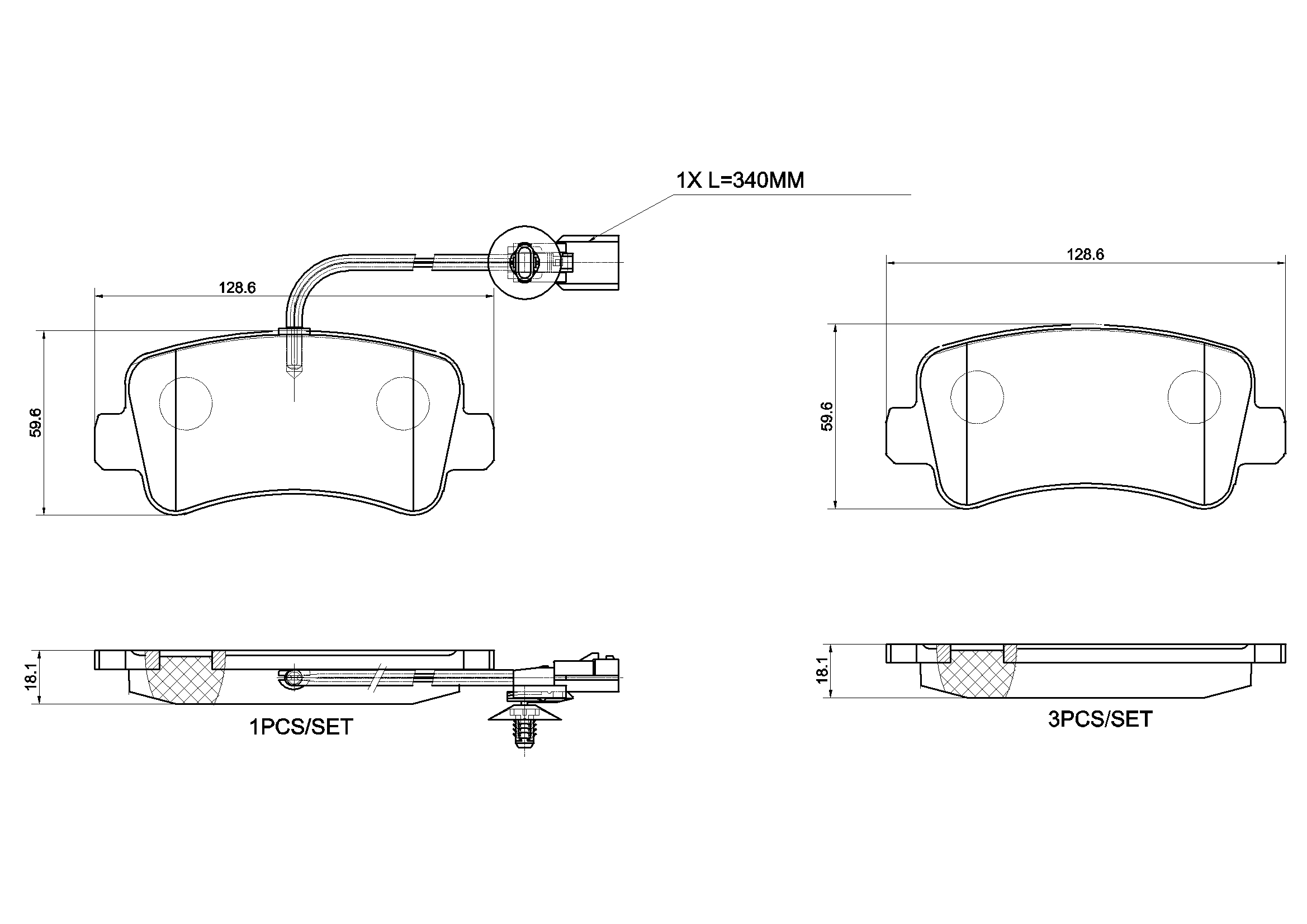 Brembo Remblokset P 68 063G