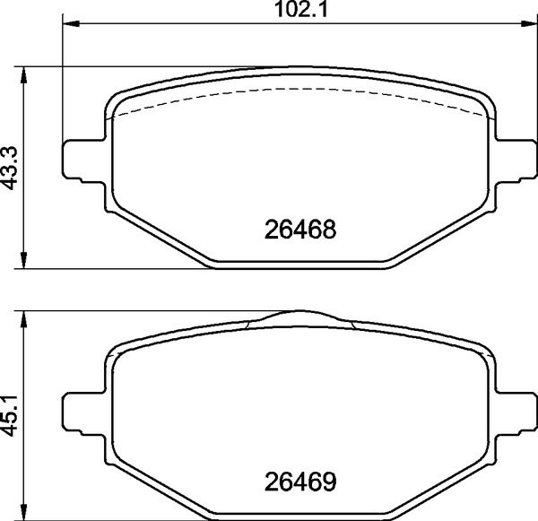 Brembo Remblokset P 68 076