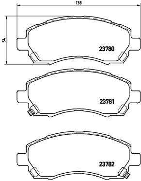 Brembo Remblokset P 78 009