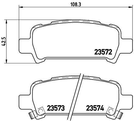 Brembo Remblokset P 78 011