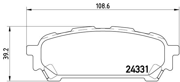 Brembo Remblokset P 78 014