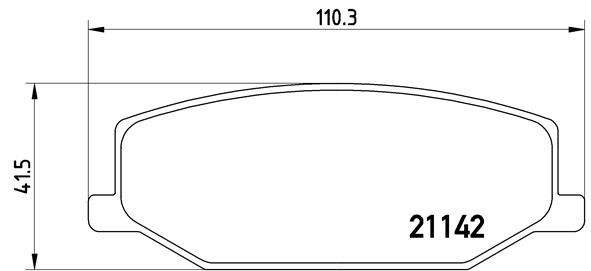 Brembo Remblokset P 79 001