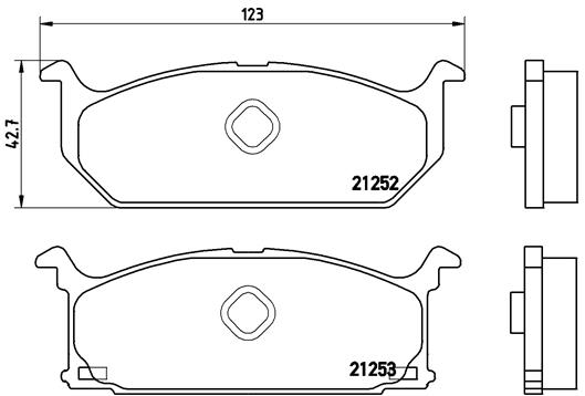 Brembo Remblokset P 79 003