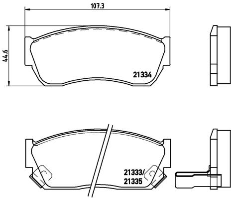 Brembo Remblokset P 79 005