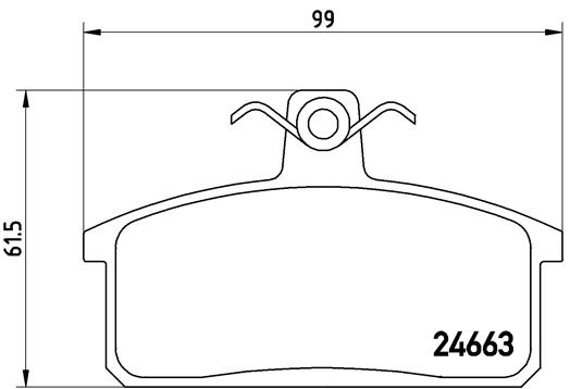 Brembo Remblokset P 79 007