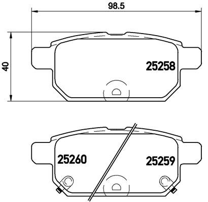 Brembo Remblokset P 79 029